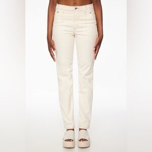 Dynamite Chiara Slim Straight Jeans Cream